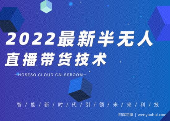 禾兴社·2022最新抖音半无人直播带货技术及卡直播广场玩法，价值699元