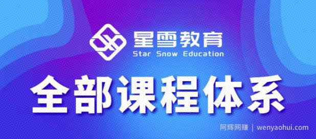 星雪教育淘系高级班，更全的运营提升方案，零基础由浅入深，店铺最新玩法