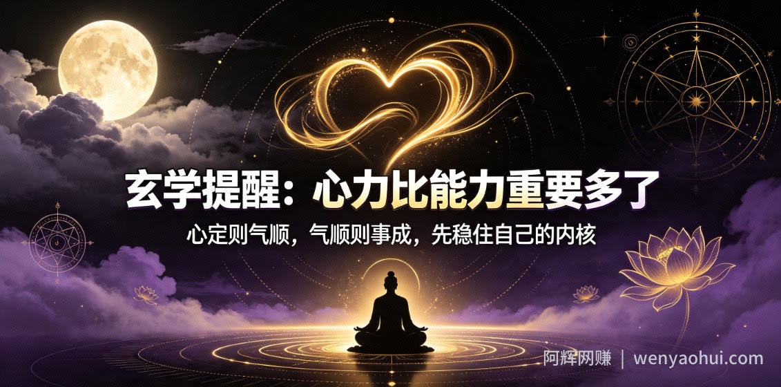 付费文章：玄学提醒：心力比能力重要多了