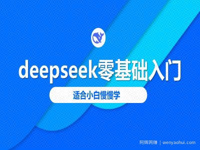 deepseek零基础入门-deepseek教程2025，适合小白慢慢学