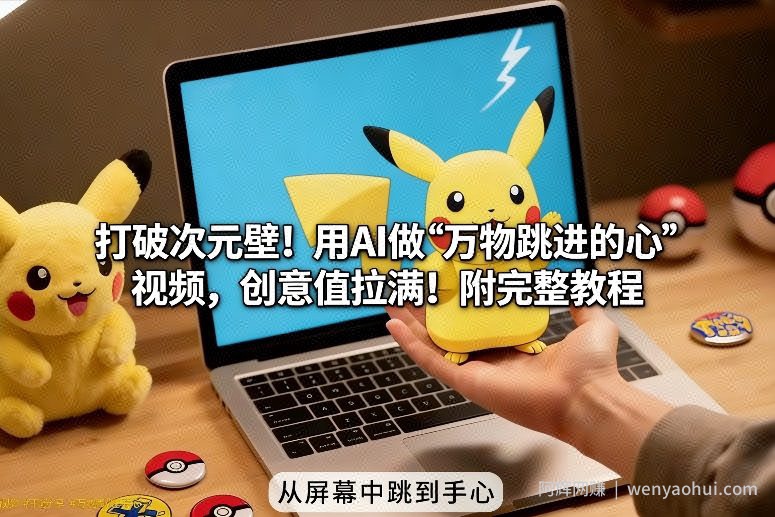 打破次元壁！用AI做【万物跳进手心】视频，创意值拉满！附完整教程
